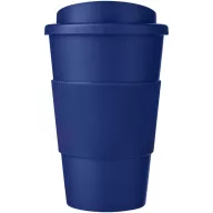   Americano® 350 ml insulated tumbler with grip, PP Plastic, Silicone, Blue