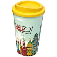  Brite-Americano® 350 ml insulated tumbler, PP Plastic, Yellow