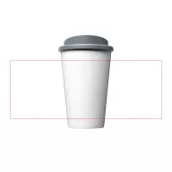  Brite-Americano® 350 ml insulated tumbler, PP Plastic, Yellow