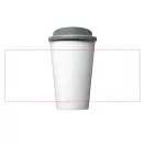 Cana de voiaj, 350 ml, 15.5xØ 9.5 cm, Brite-Americano, 20IUN0718, Gri, Polipropilena
