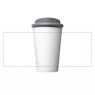  Cana de voiaj, 350 ml, 15.5xØ 9.5 cm, Brite-Americano, 20IUN0718, Gri, Polipropilena
