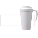Americano® Grande 350 ml insulated mug, PP Plastic, White