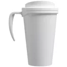 Americano® Grande 350 ml insulated mug, PP Plastic, White