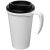 Americano® Grande 350 ml insulated mug, PP Plastic, White, solid black