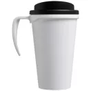 Americano® Grande 350 ml insulated mug, PP Plastic, White, solid black