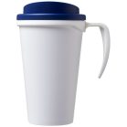 Americano® Grande 350 ml insulated mug, PP Plastic, White, Blue