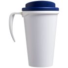 Americano® Grande 350 ml insulated mug, PP Plastic, White, Blue