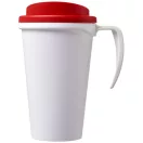 Americano® Grande 350 ml insulated mug, PP Plastic, White, Red  
