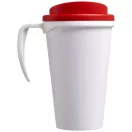 Americano® Grande 350 ml insulated mug, PP Plastic, White, Red  