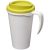 Americano® Grande 350 ml insulated mug, PP Plastic, White,Lime green