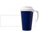 Americano® Grande 350 ml insulated mug, PP Plastic, Blue,White