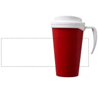   Americano® Grande 350 ml insulated mug, PP Plastic, Red,White