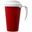 Americano® Grande 350 ml insulated mug, PP Plastic, Red,White
