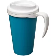   Americano® Grande 350 ml insulated mug, PP Plastic, aqua blue,White