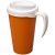 Americano® Grande 350 ml insulated mug, PP Plastic, Orange,White