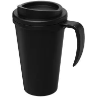   Americano® Grande 350 ml insulated mug, PP Plastic, solid black