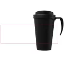 Americano® Grande 350 ml insulated mug, PP Plastic, solid black