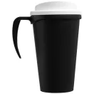 Americano® Grande 350 ml insulated mug, PP Plastic, solid black,White
