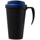 Americano® Grande 350 ml insulated mug, PP Plastic, solid black, Blue