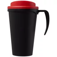   Americano® Grande 350 ml insulated mug, PP Plastic, solid black, Red  