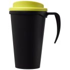 Americano® Grande 350 ml insulated mug, PP Plastic, solid black,Lime  