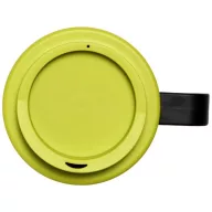   Americano® Grande 350 ml insulated mug, PP Plastic, solid black,Lime  