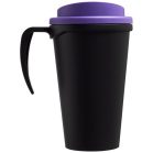 Americano® Grande 350 ml insulated mug, PP Plastic, solid black,Purple  