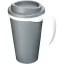 Americano® Grande 350 ml insulated mug, PP Plastic, Grey,White