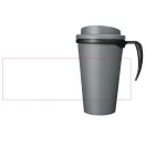 Americano® Grande 350 ml insulated mug, PP Plastic, Grey,White