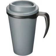   Americano® Grande 350 ml insulated mug, PP Plastic, Grey, solid black