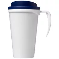   Brite-Americano® grande 350 ml insulated mug, PP Plastic, White, Blue