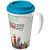Brite-Americano® grande 350 ml insulated mug, PP Plastic, White,Aqua