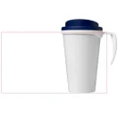 Brite-Americano® grande 350 ml insulated mug, PP Plastic, White,Mid Blue