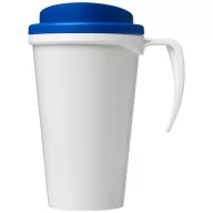   Brite-Americano® grande 350 ml insulated mug, PP Plastic, White,Mid Blue