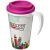 Brite-Americano® grande 350 ml insulated mug, PP Plastic, White,Pink  