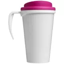 Brite-Americano® grande 350 ml insulated mug, PP Plastic, White,Pink  