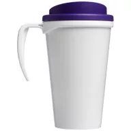   Brite-Americano® grande 350 ml insulated mug, PP Plastic, White,Purple  