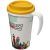 Brite-Americano® grande 350 ml insulated mug, PP Plastic, White,Yellow  