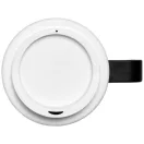 Brite-Americano® grande 350 ml insulated mug, PP Plastic, solid black,White