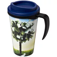   Brite-Americano® grande 350 ml insulated mug, PP Plastic, solid black, Blue
