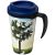 Brite-Americano® grande 350 ml insulated mug, PP Plastic, solid black, Blue