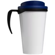   Brite-Americano® grande 350 ml insulated mug, PP Plastic, solid black, Blue