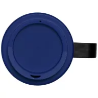   Brite-Americano® grande 350 ml insulated mug, PP Plastic, solid black, Blue