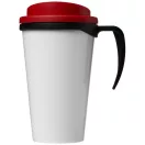 Brite-Americano® grande 350 ml insulated mug, PP Plastic, solid black, Red  