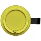 Brite-Americano® grande 350 ml insulated mug, PP Plastic, solid black,Lime  