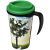Brite-Americano® grande 350 ml insulated mug, PP Plastic, solid black, Green  