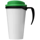 Brite-Americano® grande 350 ml insulated mug, PP Plastic, solid black, Green  