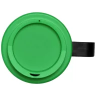   Brite-Americano® grande 350 ml insulated mug, PP Plastic, solid black, Green  