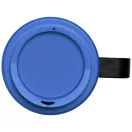 Brite-Americano® grande 350 ml insulated mug, PP Plastic, solid black,Mid Blue