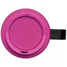 Brite-Americano® grande 350 ml insulated mug, PP Plastic, solid black,Pink  